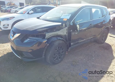 2016 Nissan Rogue S из США, поврежденный, VIN JN8AT2MT6GW009289